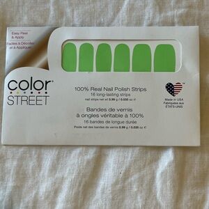 Color Street Kilowatt Nail Strips in lime green